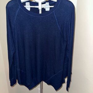 Michael Stars Deep Blue Asymmetrical Top